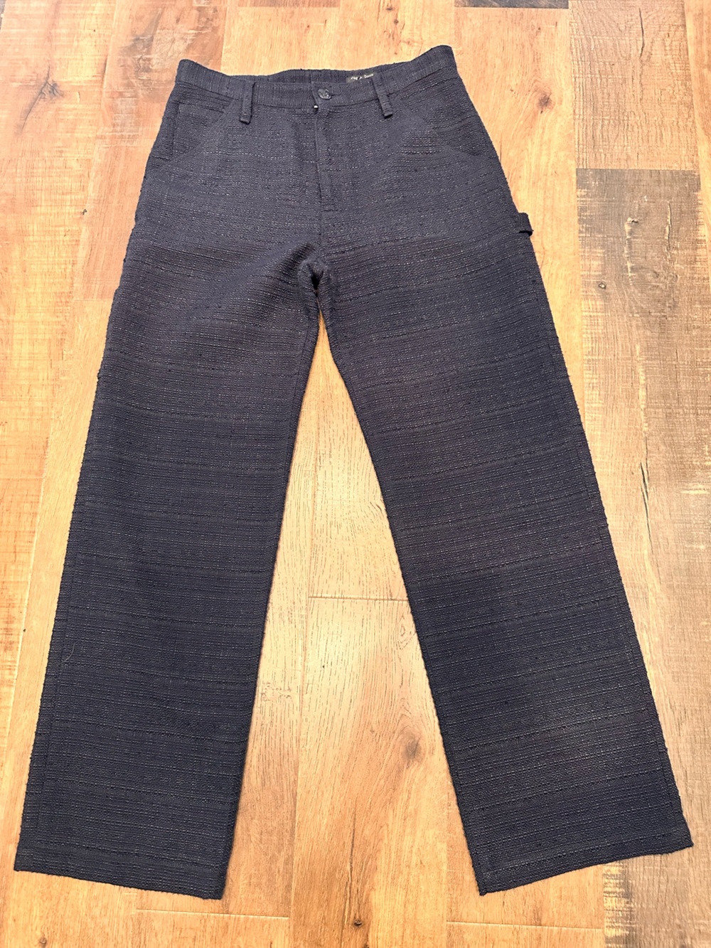 Rag and bone textured carpenter pant fully lined size 27 navy
